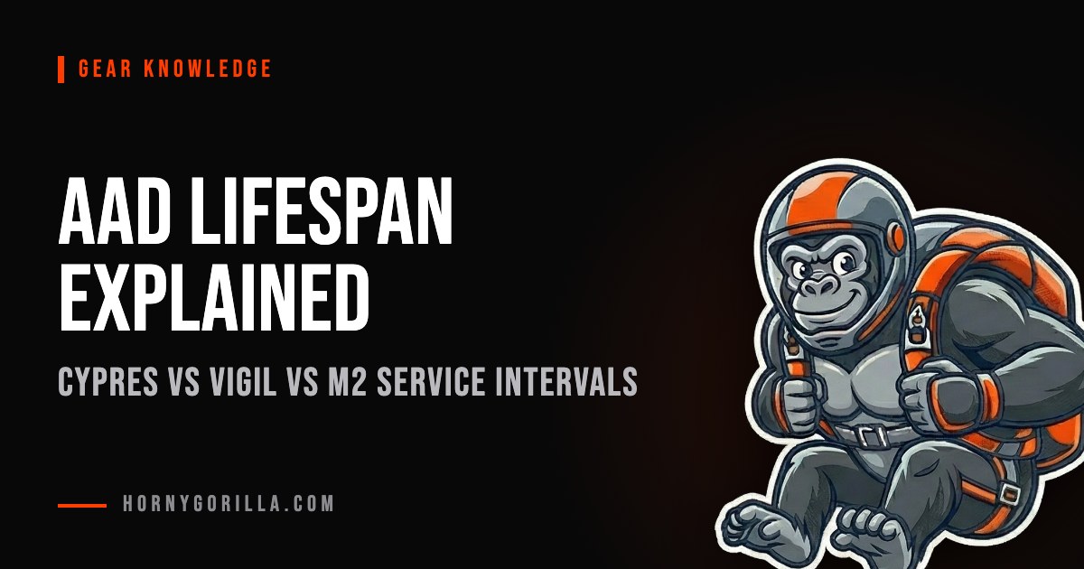 AAD Lifespan Explained: Cypres vs Vigil vs M2 Service Intervals