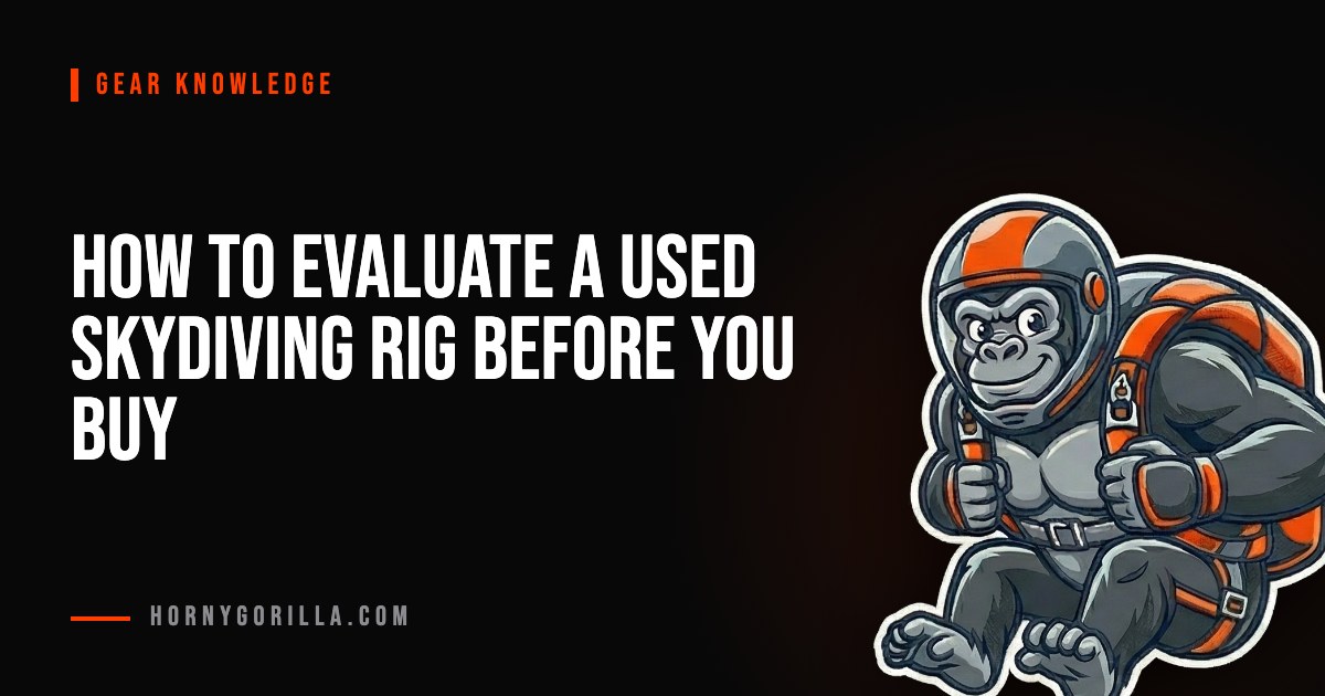 How to Evaluate a Used Skydiving Rig Before You Buy