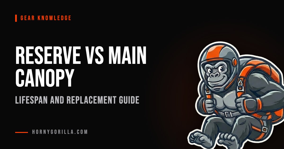 Reserve vs Main Canopy: Lifespan and Replacement Guide